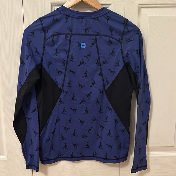 Marmot Midweight Harrier Crew - Boy's, Nightfall Penguin size X-Large - Picture 4 of 5